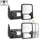 Dodge Ram 3500 2010-2018 White Tow Mirrors Clear LED DRL Power Heated