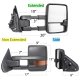 Chevy Silverado 3500HD 2015-2019 Power Folding Tow Mirrors Conversion LED Lights