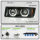 Chevy Avalanche 2002-2006 Body Cladding Black Halo Projector Headlights