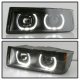 Chevy Avalanche 2002-2006 Body Cladding Black Halo Projector Headlights