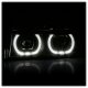 Chevy Avalanche 2002-2006 Body Cladding Black Halo Projector Headlights Set