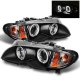 BMW E46 Sedan 3 Series 2002-2005 Black CCFL Halo Projector Headlights