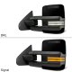 Dodge Ram 3500 2010-2018 Glossy Black Tow Mirrors Smoked Switchback LED DRL Sequential Signal