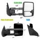 Dodge Ram 3500 2010-2018 Glossy Black Tow Mirrors Smoked Switchback LED DRL Sequential Signal