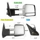 Toyota Tundra 2014-2021 Chrome Power Folding Tow Mirrors Smoked LED