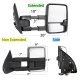 Ford F450 Super Duty 2008-2016 Chrome Tow Mirrors Smoked LED DRL Power Heated