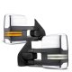 Ford F250 Super Duty 2008-2016 Chrome Tow Mirrors Smoked Switchback LED DRL Sequential Signal