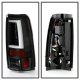 Chevy Silverado 3500 2001-2003 Black LED Tail Lights Tube