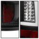 Chevy Silverado 3500 2001-2003 Black LED Tail Lights White Tube