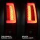 Chevy Silverado 2500HD 1999-2002 Red Clear LED Tail Lights Tube