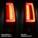 GMC Sierra 2500HD 1999-2006 Red Clear LED Tail Lights Tube