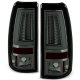 Chevy Silverado 1500HD 1999-2002 Smoked LED Tail Lights Tube