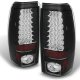 Chevy Silverado 3500 2001-2003 Black LED Tail Lights