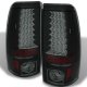 GMC Sierra 2500HD 1999-2006 Black Smoked LED Tail Lights