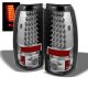 Chevy Silverado 1999-2002 Chrome LED Tail Lights