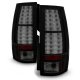 GMC Yukon Denali 2007-2014 Black Smoked LED Tail Lights