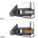 Chevy Tahoe 2003-2006 Chrome Power Folding Tow Mirrors Smoked Switchback LED DRL Sequential Signal