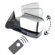 GMC Sierra 2500 1999-2002 Chrome Power Folding Tow Mirrors Smoked Switchback LED DRL Sequential Signal