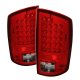 Dodge Ram 3500 2003-2006 Red and Clear LED Tail Lights