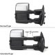 Ford F450 Super Duty 2008-2016 Chrome Tow Mirrors Smoked Switchback LED Sequential Signal