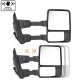 Ford F450 Super Duty 2003-2007 Chrome Tow Mirrors Smoked Switchback LED Sequential Signal