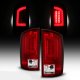 Dodge Ram 2500 2003-2006 Red and Clear LED Tail Lights Tube
