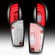 Toyota Tacoma 2016-2023 Chrome LED Tail Lights Sequential Tube Signal