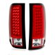 Chevy Silverado 2007-2013 LED Tail Lights Red and Clear