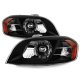 Chevy Aveo Sedan 2007-2011 Black Euro Headlights