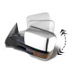 GMC Yukon 2003-2006 Chrome Power Folding Towing Mirrors Tube LED Lights