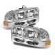 Chevy Blazer 1998-2005 Chrome Headlights and Bumper Lights