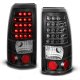 GMC Sierra 2500 1999-2003 LED Tail Lights Black