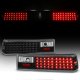 Ford Mustang 1987-1993 Black LED Tail Lights