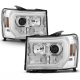 GMC Sierra 2007-2013 LED DRL Projector Headlights