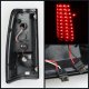 Chevy Silverado 1999-2002 Black LED Tail Lights