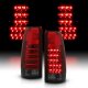 Chevy Blazer Full Size 1992-1994 Red and Smoked LED Tail Lights