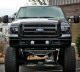 Ford F450 Super Duty 2005-2007 Black Halo Projector Headlights with LED