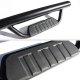 Chevy Silverado 1500 Crew Cab 2007-2013 Off Road Steps Nerf Bars Black Oval