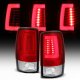 Chevy Suburban 2000-2006 Red and Clear LED Tail Lights Tube