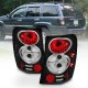 Jeep Grand Cherokee 1999-2004 Black Altezza Tail Lights