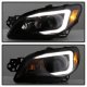 Subaru Impreza 2006-2007 Black Projector Headlights LED DRL