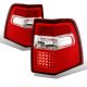 Ford Expedition 2007-2016 Red and Clear LED Tail Lights