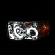 Dodge Ram 2500 2003-2005 Chrome Projector Headlights with Halo and LED