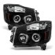 Nissan Armada 2005-2007 Black Halo Projector Headlights