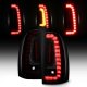 Toyota Tacoma 2005-2015 Black Smoked LED Tail Lights