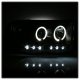 Dodge Ram 2002-2005 Black Halo Projector Headlights with LED