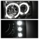 Ford Excursion 2000-2004 Clear Dual Halo Projector Headlights with LED