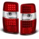 GMC Yukon Denali 2001-2006 Red and Clear LED Tail Lights