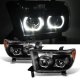 Toyota Tundra 2007-2013 Black Halo Projector Headlights