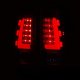 Chevy Silverado 1500HD 2001-2002 Black Tube LED Tail Lights